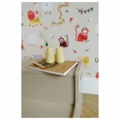 Online Nofred Papier-peint Monkey Fun - Marie Assénat x | Beige