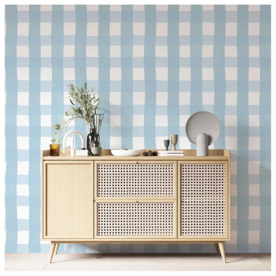 Papier-peint Vichy | Déco Murale, Papier Peint