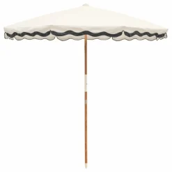 Clearance Business & Pleasure Co. Parasol festonné Amalfi | Blanc