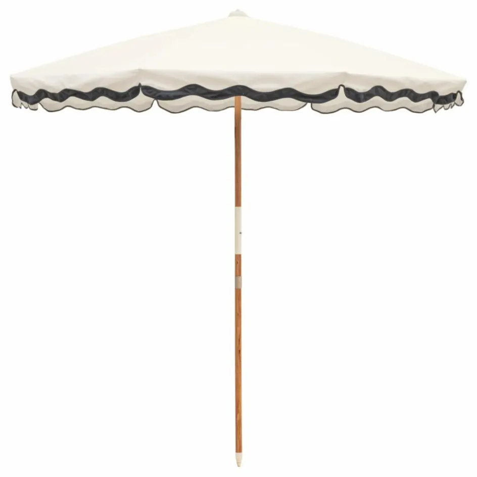 Clearance Business & Pleasure Co. Parasol festonné Amalfi | Blanc