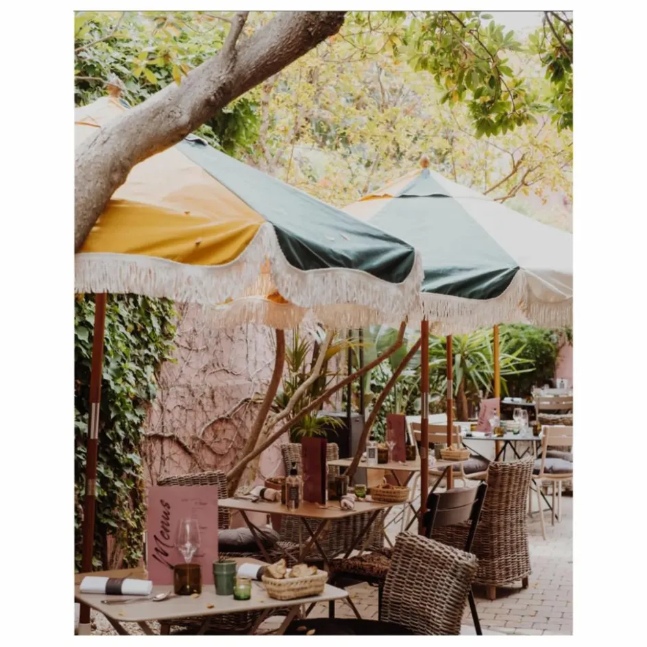 Outlet Parasol frangé Market Mobilier De Jardin