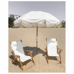 New Parasol frangé Premium | Mobilier De Jardin