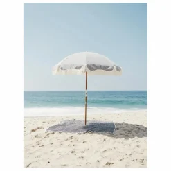 Online Business & Pleasure Co. Parasol frangé Premium | Bleu marine
