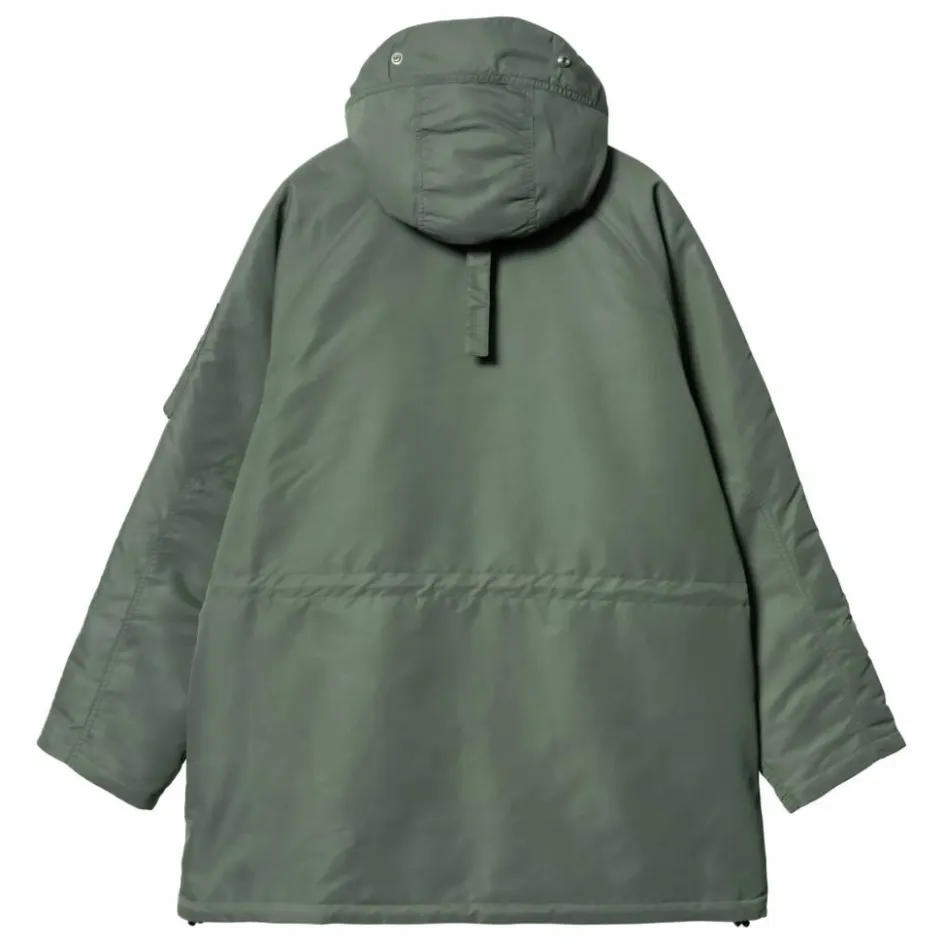 Discount Carhartt WIP Parka à Capuche Olten | Vert de gris