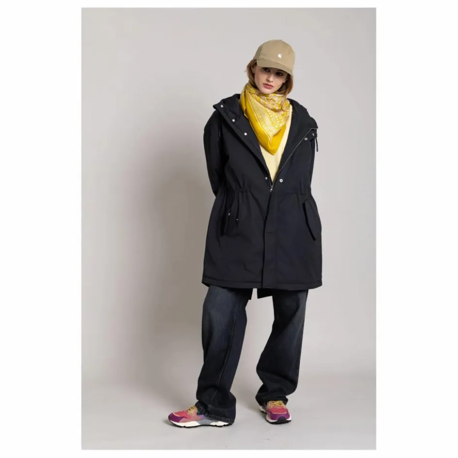 Best Smallable Woman Parka Doublée Zebra Fibres Recyclées | Noir