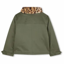 Sale Zadig & Voltaire Parka Léopard | Vert kaki