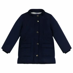 Petit Bateau Parka Mi Longue Elastiquée Unie ||Enfant Manteaux, Blousons