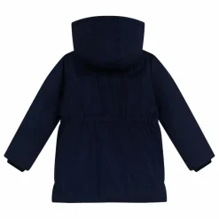 Petit Bateau Parka Mi Longue Elastiquée Unie ||Enfant Manteaux, Blousons