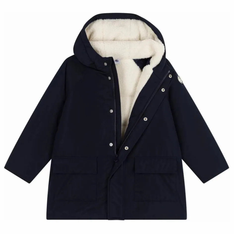 Enfant Petit Bateau Manteaux, Blousons*Parka Mi Longue Unie |