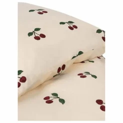 Enfant Konges Sløjd Linge De Lit Enfant*Parure de lit Cherry en coton bio |