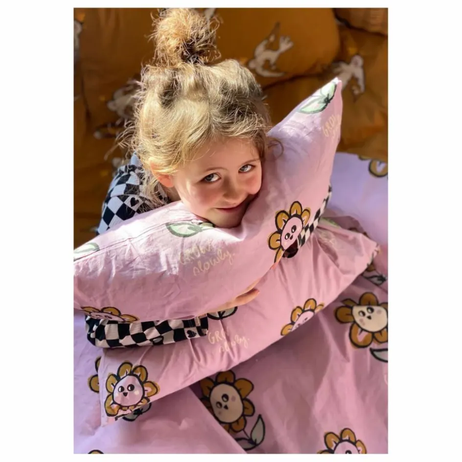 Sale Studio Loco Parure de lit Floral en coton bio | Lilas tLilas