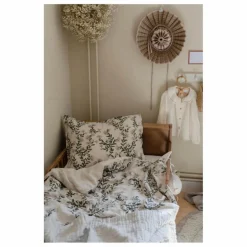 New garbo&friends Parure de lit Honeysuckle en mousseline de coton | Ecru