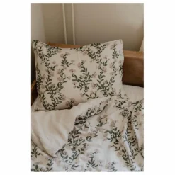 New garbo&friends Parure de lit Honeysuckle en mousseline de coton | Ecru