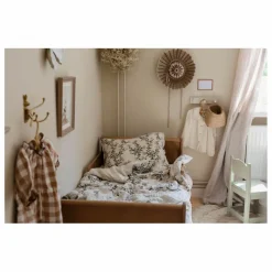 New garbo&friends Parure de lit Honeysuckle en mousseline de coton | Ecru