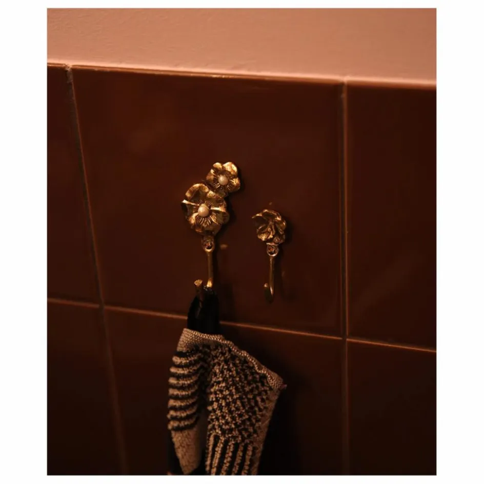 Hot Doing Goods Patère Maisie Flower | Laiton