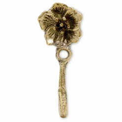 Hot Doing Goods Patère Maisie Flower | Laiton