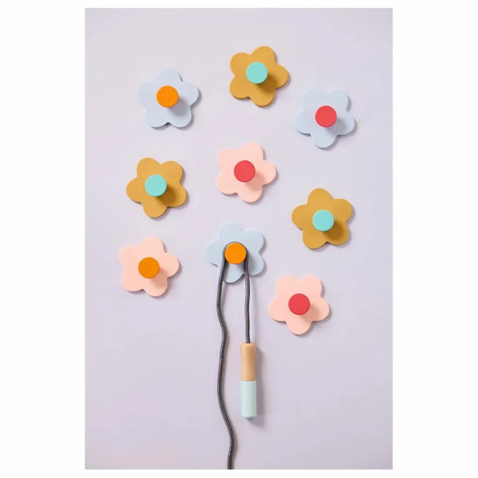 Sale Patères fleur multi Enfant Patères|Patères, Paniers Enfant