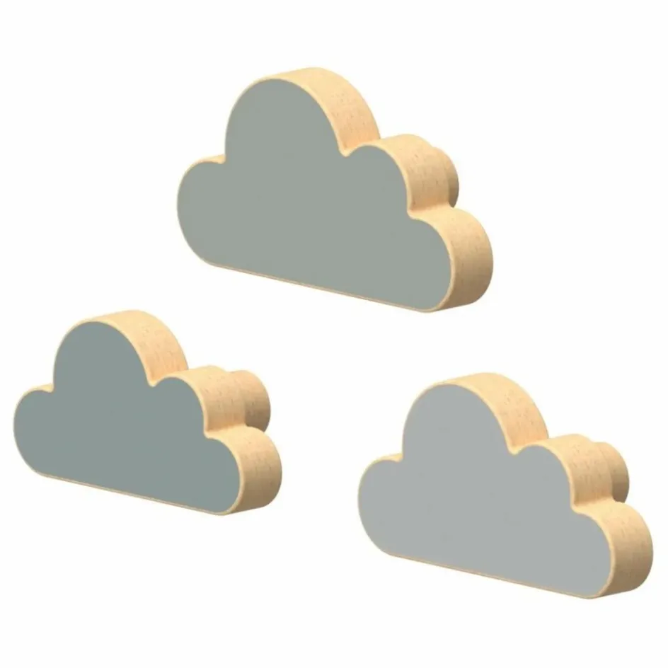 Clearance Patères Nuage - Set de 3 | Enfant Patères|Patères, Paniers Enfant