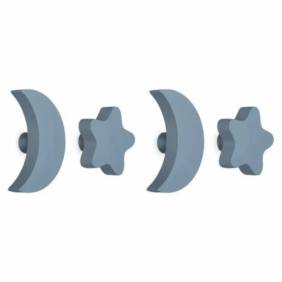 Online Patères Stars & Moons - Lot de 4 | Enfant Patères, Paniers Enfant