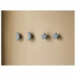 Online Patères Stars & Moons - Lot de 4 | Enfant Patères, Paniers Enfant
