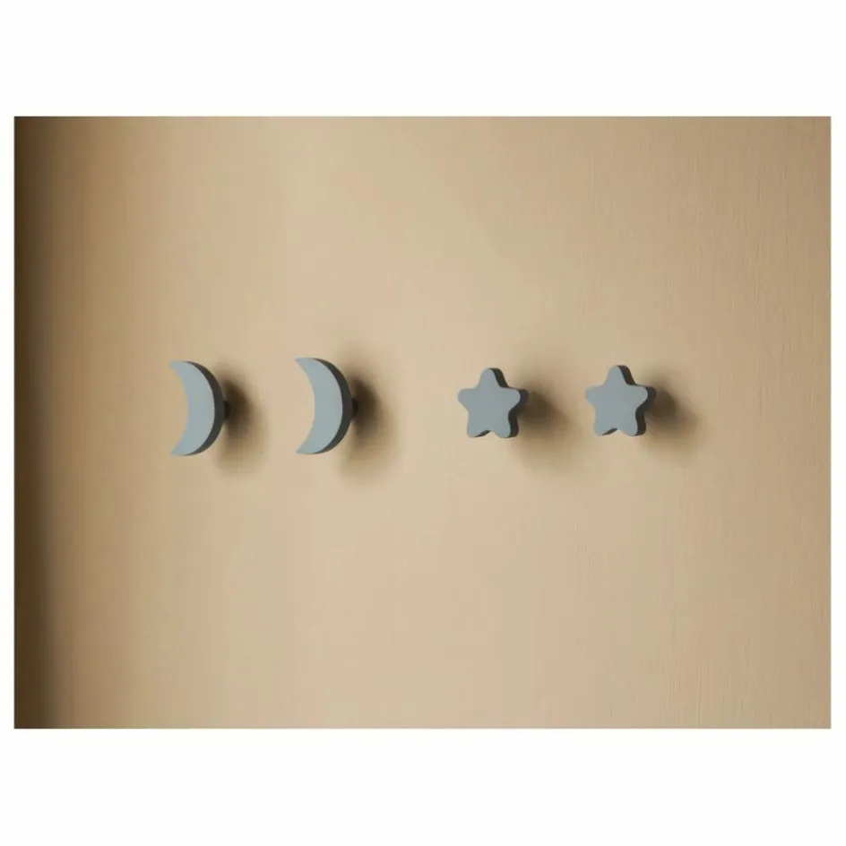 Online Patères Stars & Moons - Lot de 4 | Enfant Patères, Paniers Enfant