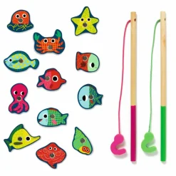 Djeco Jeux De Société|Jeux Éducatifs*Pêche à la ligne Fishing Colour