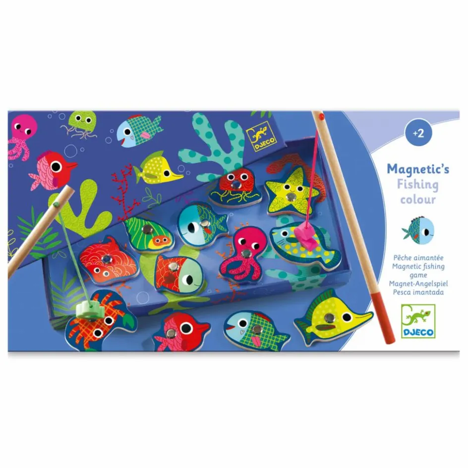 Djeco Jeux De Société|Jeux Éducatifs*Pêche à la ligne Fishing Colour