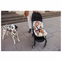 BINIBAMBA Peau de mouton pour poussette et couffin - 68x44 cm || Cadeau De Naissance|Puériculture
