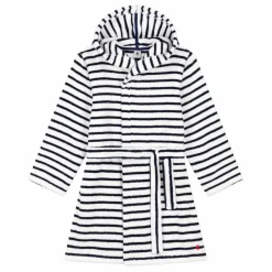 Petit Bateau Peignoir Eponge Rayé ||Enfant Maillots De Bain|Maillots De Bain