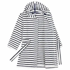 Petit Bateau Peignoir Eponge Rayé ||Enfant Maillots De Bain|Maillots De Bain
