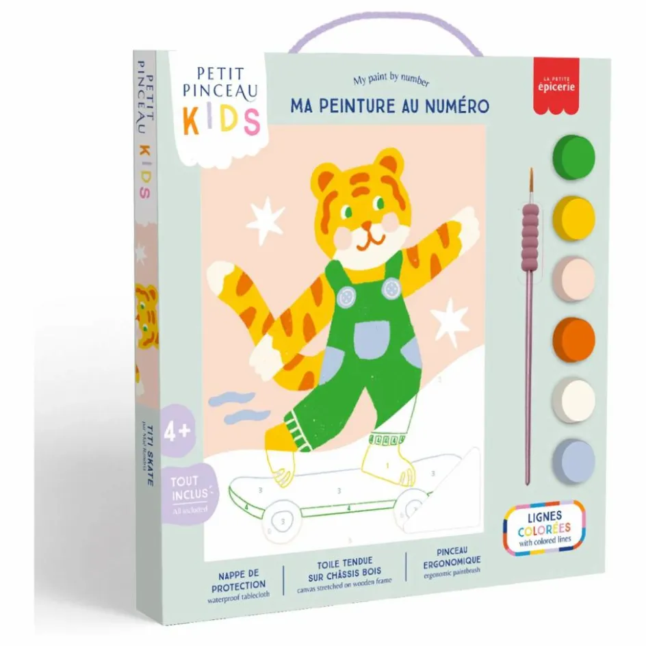 La Petite Épicerie Peinture au numéro enfant - Titi Skate| Loisirs Créatifs