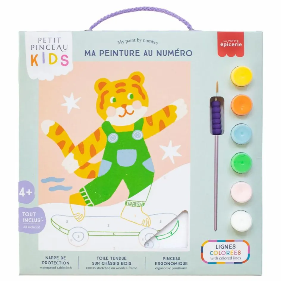 La Petite Épicerie Peinture au numéro enfant - Titi Skate| Loisirs Créatifs