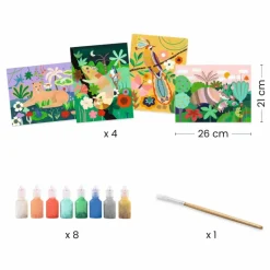 New Djeco Peinture Forêt tropicale Multicolore
