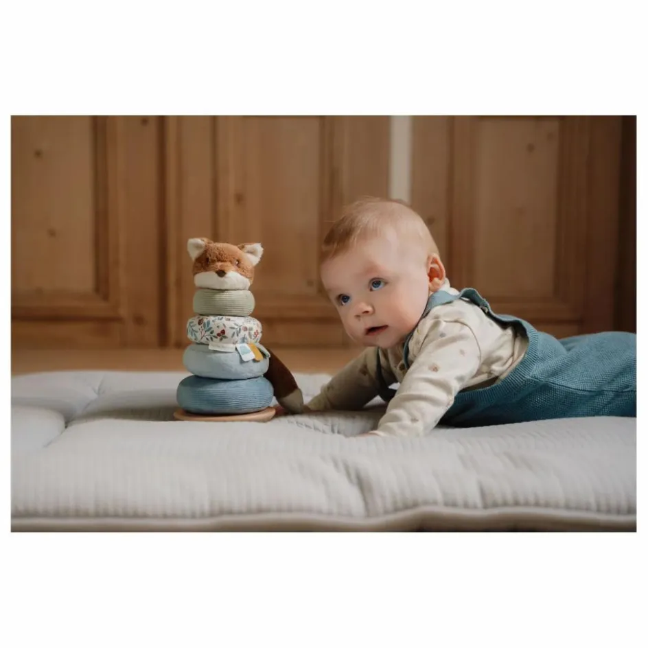 Online Little Dutch Peluche à empiler Renard FSC - Forest Friends | Bleu