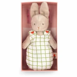 Moulin Roty Doudous, Peluches|Doudous Et Peluches*Peluche Bébé Nine la Lapine avec sa boîte |