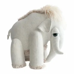 Online Bigstuffed Peluche géante Mammouth 45 cm | Gris clair