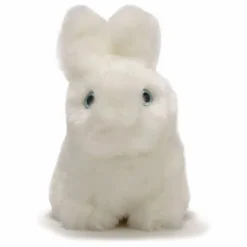 Discount La Pelucherie Peluche Lapin Léon 15 cm | Blanc