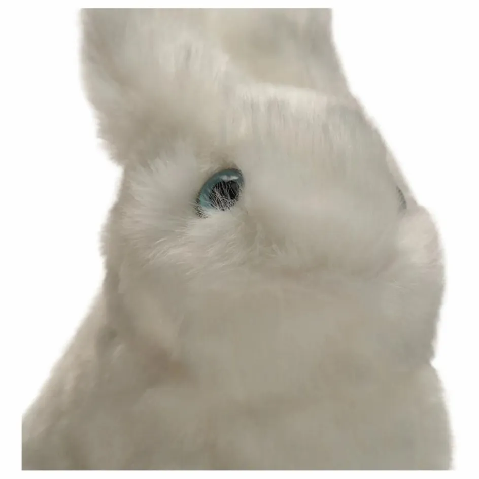 Discount La Pelucherie Peluche Lapin Léon 15 cm | Blanc