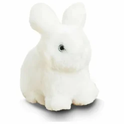 Discount La Pelucherie Peluche Lapin Léon 15 cm | Blanc