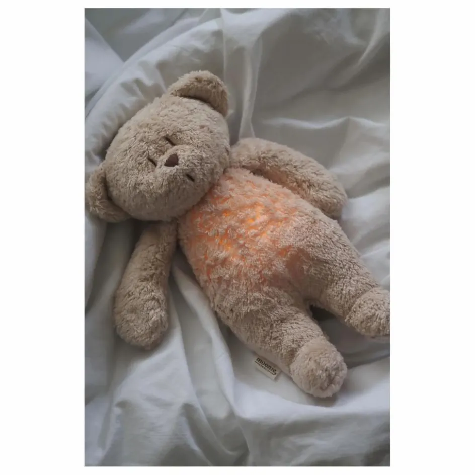 Outlet Moonie Peluche Ourson veilleuse musicale | Sable