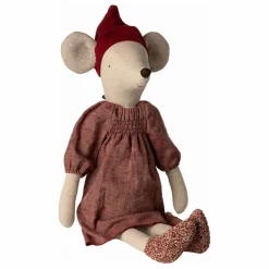 Discount Maileg Peluche souris de Noël Rouge