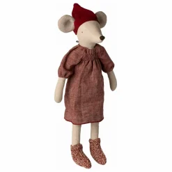 Discount Maileg Peluche souris de Noël Rouge
