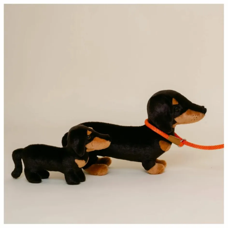 La Pelucherie Doudous, Peluches|Doudous Et Peluches*Peluche Teckel Eugène 40 cm |