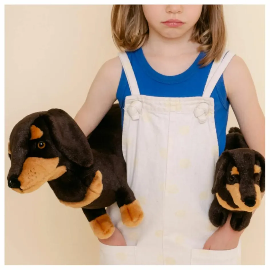 La Pelucherie Doudous, Peluches|Doudous Et Peluches*Peluche Teckel Eugène 40 cm |