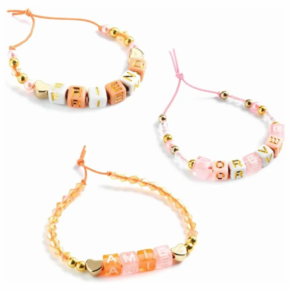 Hot Djeco Perles Alphabets - Boîte de 1000 | Orange