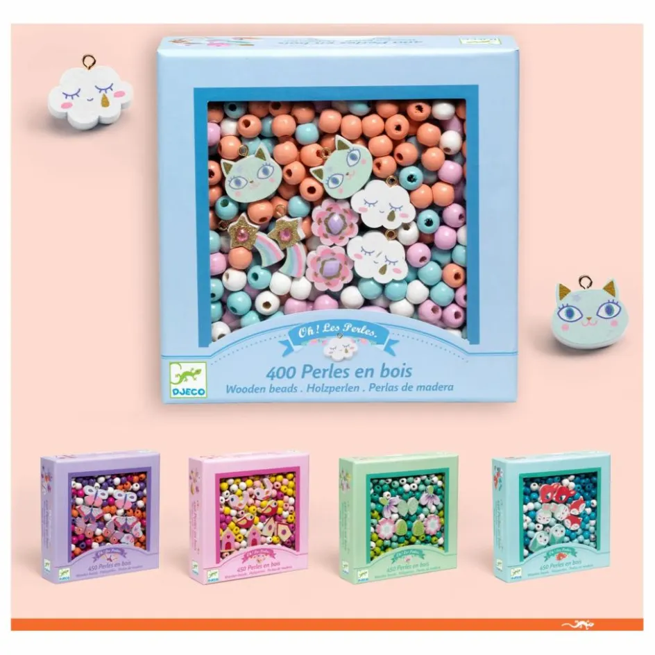 Clearance Perles en bois Arc-en-ciel | Loisirs Créatifs