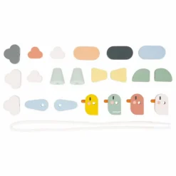 Hot Janod Perles Oiseaux Multicolore