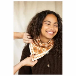 Clearance Apaches Petit Foulard Manika | Brun