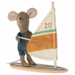 Maileg Petit frère souris Surfer| Maisons De Poupées