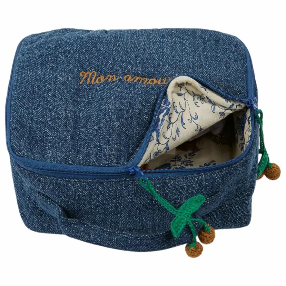 Discount Emile et Ida Petite valise de rangement | Denim